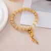 Año del Caballo, Año Zodiacal, Pulsera de Pony, Ágata Roja, Fortuna de Año Nuevo, Pulsera de Cinabrio, Joyería de Mano Grande Roja de Año Nuevo para Mujer