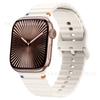 Para Apple S10 Wave Stitch Silicone Strap iwatch9/8 Sport Strap applewatch Série Completa