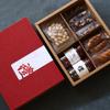 Pastel de Gelatina de Piel de Burro, Dátiles Rojos, Caja Vacía de Cuatro Compartimentos, Caja de Empaque de Dulce de Leche Nieve, Caja de Regalo, Caja de Regalo de Recuerdo para el Festival del Medio Otoño