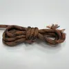 Nova Corda Redonda Preta com Pontos Pretos de Poliéster Grosso 5mm Paracord para Moletom, Calça, Chapéu, Cadarços, Cordão de Bolsa DIY