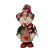 Delantal Cuadros Vintage Muñeco de Peluche Adorno para Escaparate Navideño En Stock Súper Fábrica