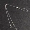 Acessórios de Pulseira de Nicho Criativos e Elegantes Europeus e Americanos para Mulheres Pulseira Escrava da Moda Corrente de Contas de Zircônia Cúbica Pulseira de Dedo