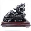 Ornamentos de Obsidiana Natural Pixiu Decoração para Casa e Escritório Ornamentos Pixiu Ornamentos Esculpidos Atacado
