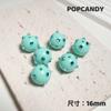 Cuentas perforadas con pasta y agujero recto, cadena para teléfono móvil, colgante para coche, joyería hecha a mano con cuentas de colores, accesorios de cuentas brillantes, pendientes.