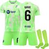 2425 Barcelona 2 uniforme de fútbol visitante 9 levan 19 yamal 20 olmo nueva camiseta verde fluorescente
