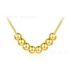 Colgante de Oro Puro 999 Shuibei Gold Cadena de Clavícula de Oro Duro 3D Set de Regalo de Promoción para la Industria de la Belleza Artículo Caliente de Transmisión en Vivo