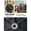 Neumáticos Universales Resistentes al Desgaste para Autocaravanas Adaptación Multimodelo Ruedas Plegables para Coche de Camping Ruedas Rodantes Accesorios Rueda con Rodamiento de Goma