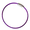 Llavero de Cuerda de Alambre de Acero Recubierto de Goma de Colores 304 Acero Inoxidable Accesorios DIY Llavero Multifuncional para Exteriores Venta al por Mayor