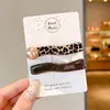 Pinza para el pelo de estampado de leopardo para mujer, estilo nuevo, para flequillo y cabellos sueltos, pinza lateral invisible estilo coreano, accesorio para el cabello