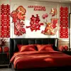 Decoración de habitación de boda, decoración de boda y set completo de artículos para celebración tanto para la novia como para el novio, incluyendo dormitorio, sala de estar, sofá y tableros KT para casa nueva