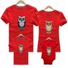 Venta al por mayor de ropa de verano para padres e hijos, nueva ropa para niños, ropa de algodón fino para niños, camiseta de manga corta de algodón fino para hombres y mujeres, ropa de clase, impresión de generación
