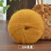 Suéter cachecol casaco de lã mohair tricotado à mão bola de lã suéter de bebê xale lã fina