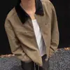 Jaqueta Vintage Estilo Americano com Design Retrô, Versátil para Casais, Solta, Moda Nova, Tendência da Internet, Jaqueta de Trabalho
