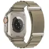 Adequado para Pulseira de Relógio Apple iWatch S12 Applewatch Loop Alpino de Duas Seções Pulseira de Nylon Ultra4