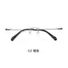 Armazón de Gafas de Moda Retro Tendencia Personalizado Cuadrado Titanio de Memoria Recubrimiento IP al Vacío Se Pueden Montar Lentes Danyang Mayoreo
