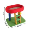 Marco de escalada para gatos Hada Maullido, Casa para gatos, Árbol para gatos, Rascador integrado para gatos, Pequeño y ahorra espacio, Soporte de colores para gatos, Tabla rascadora para gatos, Juguete para gatos