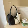 Bolso de Mujer Patchwork Bicolor 2026 Nueva Moda de Verano Bolso de Hombro de Mezclilla Bolso Tote de Gran Capacidad para el Trabajo