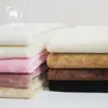 Ventas Directas de Fábrica 700g Poliéster Completo Pelo Corto Semi-mate Bucle Cortado Terciopelo Tejido para Ropa, Zapatos y Sombreros Tejido de Felpa Corta