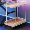 Soporte para Host de Computadora Habitación Gamer con Ruedas Escritorio Multicapa Estante Inferior para Colocación del Gabinete Soporte de Almacenamiento Disipación de Calor