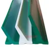 Correia Lisa de PVC Verde/Branco Tipo T Rolha Reta Tira Guia para Esteira Transportadora Tira Guia Anti-Desvio Tipo X Tira Inclinada para Subida