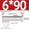 Pino de Aço Inoxidável 304 com Cabeça Plana e Ranhura, Pino Cilindro com Travas para Posicionamento, Pino Cilíndrico Mm3M4M5M6M8M10M12