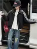 Chaqueta de cuero de otoño para niñas 2026 nuevo estilo coreano casual moderna de celebridad de internet con solapa y cordones para niños mayores