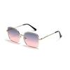 Gafas metálicas cuadradas de montura delgada Xunge, clásicas, de venta caliente transfronteriza, gafas de sol de viaje para mujer, gafas de sol nuevas de moda para hombre