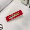 Accesorios para el cabello de Año Nuevo clip rojo chino elegante para flequillo clip de pico de pato de manzana roja accesorios para el cabello de flor de papel calado estilo nacional