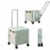 Carrito de Compras Plegable, Carrito de Compras, Carrito Multifuncional, Carrito de Supermercado, Escalera Portátil, Carrito de Compras Doméstico