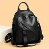 Mochila Transfronteriza Nueva para Mujer, Moderna y a la Moda, Bolso de Mujer de Gran Capacidad, Mochila Casual de Viaje, Bolso Escolar Simple de Cuero Suave