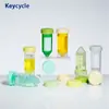 Tubo de Centrífuga de Laboratorio Tubo Dispensador de Granos de Café Plástico PP 25/50ml 100ml Botella Dispensadora de Pie con Soporte