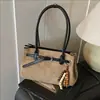 Bolso Tote Vintage Versátil Exquisito para Mujer Otoño 2026 Nuevo de Moda Gran Capacidad Gamuza Simple Bolso de Hombro/Axila
