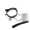 Collar con Correa, Collar con Cascabel de Humor, Accesorios para el Cuello tipo Gargantilla, Correa para el Cuello, Cadena para Clavícula, Cadena de Anillo para el Cuello, Cadena para el Cuello, Collar para el Cuello