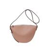 Bolsa de Axila Simples da Moda Nicho Feminina Nova Primavera 2025 Bolsa Sela Cor Sólida Versátil Ombro Único Transversal Bolsa Feminina
