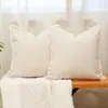 Fronhas e Capas de Almofada Tingidas na Massa Transfronteiriças Quadradas Retangulares Decoração de Sala de Estar Sofá Quarto Macio e Confortável Atacado