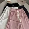 Pantalones de Pierna Ancha para Mujer, Verano Delgados de Cintura Alta Estilo Fluido 2023, Petite Sueltos de Pierna Recta Largos hasta el Suelo Casual de Moda