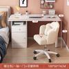 Escritorio de computadora, escritorio para dormitorio, mesa de maquillaje para niñas con cajón, escritorio de estudio para estudiantes en casa, escritorio de oficina de alquiler
