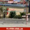 Perchero de tubo de acero galvanizado para ropa de piso exterior doble barra tubería de agua secado colcha hogar doble fila balcón perchero