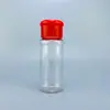 En Stock Botella de Condimentos de 100 ml, Material PET Plástico Transparente, Agitador de Pimienta, Dispensador Desechable de Condimentos