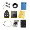 Accesorios para lijadora neumática chasis clip falda placa de hierro aro de hierro triángulo grande largo cuadrado cuadrado reparación