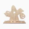 Artesanías de madera transfronterizas para Halloween, Acción de Gracias, candelabro de calabaza, adornos de escritorio, ambiente festivo, productos decorativos de madera