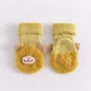 Meias de Terry para Crianças, Meias Grossas de Inverno para Casa, Meias de Bebê Antiderrapantes com Pontos, Meias-Sapato Quentes de Classe A para Crianças Pequenas