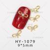 Novos Acessórios para Unhas, Decorações de Unhas em Liga Metálica, Decorações de Unhas Metálicas, Strass, Fabricante de Yiwu, Atacado em Estoque