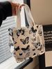 Bolsa Versátil Estilo Bosque de Gran Capacidad para Mujer 2026 Bolsa de Lona para Mujer Ins Moda Fresca Bolso Tote Versátil de Hombro