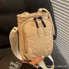 Bolsa Saco Leve Unissex com Cordão Nova Primavera 2025 Bolsa de Ombro Transversal para Commuter Outdoor Ciclismo Japonesa e Coreana