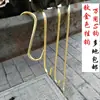Loja de roupas gancho S gancho em S dourado titânio estilo coreano estendido espessado aço inoxidável gancho para jeans gancho S redondo