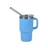 Taza de Coche Transfronteriza de 3 oz/4 oz con Asa Mini de Acero Inoxidable 304 con Popote Capacidad Pequeña Taza de Licor con Asa