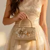 Bolso de mano de noche modelo nuevo 2026 transfronterizo, bolso pequeño de boda estilo Chanel, bolso de mano y bolso cruzado elegante, moderno y versátil