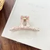 Pinza para el Cabello de Encaje Estilo Coreano Inspirada en Chanel, con un Toque de Lujo, Dulce y Elegante, Adecuada para Peinados Recogidos, Accesorio para el Cabello de Pinza de Tiburón