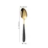 Cuchara creativa de acero inoxidable comida china linda postre fruta té de leche cuchara mezcladora cuchara pequeña cuchara para adultos venta al por mayor